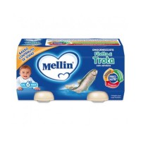 MELLIN OMOGENEIZZATO TROTA 2X80G